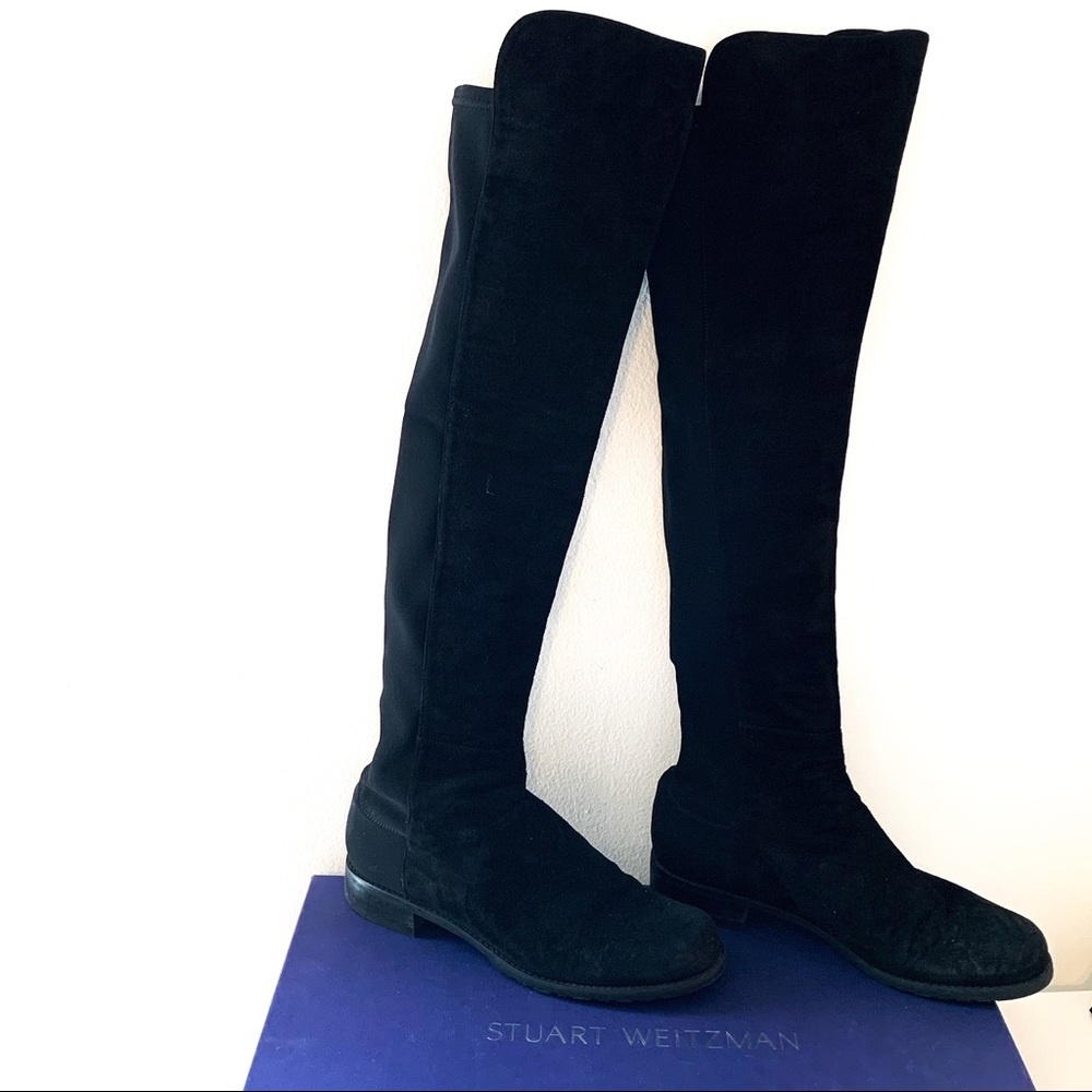 Stuart Weitzman 5050 suede boots size 7
